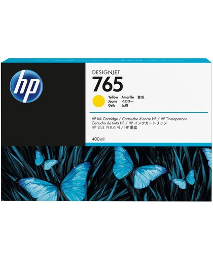 HP 765 gele DesignJet , 400 ml inktcartridge