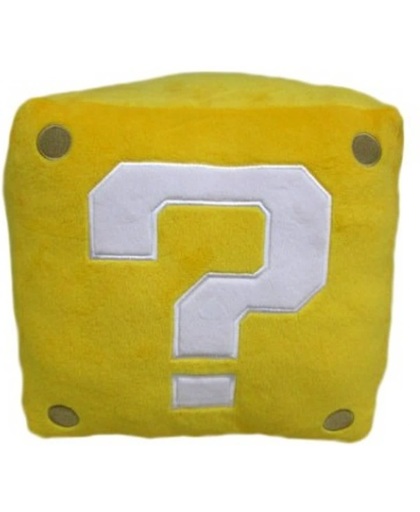Nintendo - Pluche Coin Box Gele Kubus 25cm