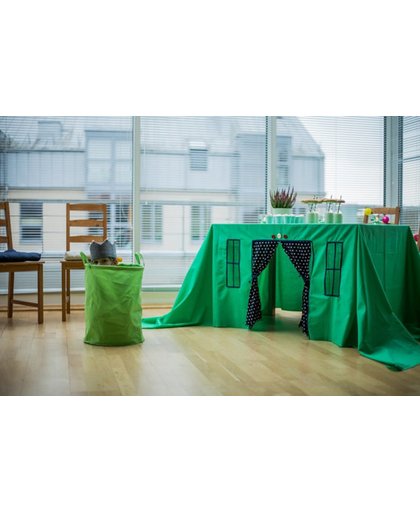 Tafeltent – Speeltent –kinder Tent – Tafelkleed – Tent tafel – handgemaakt – 220cm x 300cm – Groen