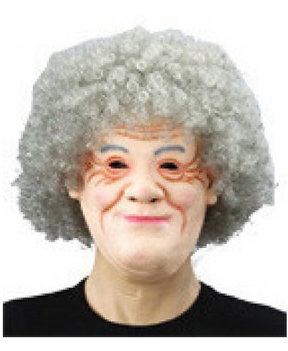 Witbaard - Masker - Oude vrouw - Foam