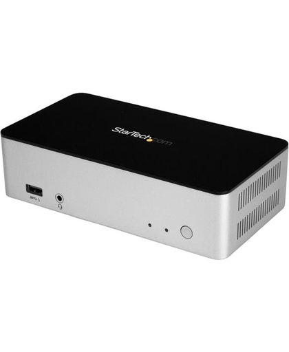 StarTech.com Dual-monitor USB-C docking station voor Windows met 2.5” SATA SSD/HDD Bay