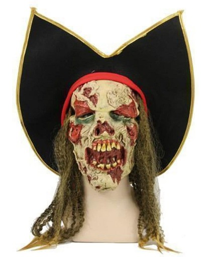 Zombie piraat masker