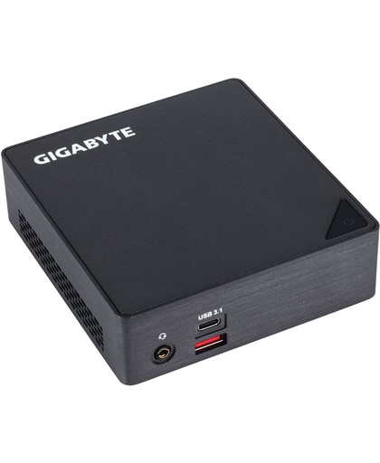 Gigabyte GB-BSI5A-6200 PC/workstation barebone LGA 1356 (Socket B2) 2,3 GHz i5-6200U 0.46L maat pc Zwart