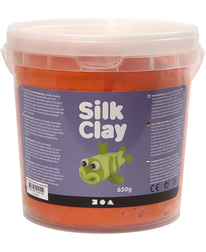 Silk Clay, oranje, 650 gr