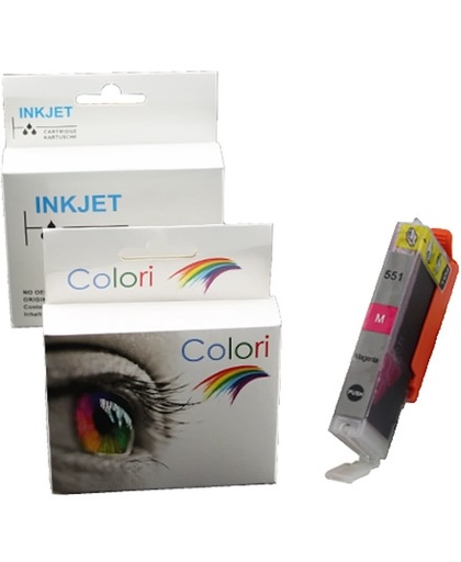 inkt cartridge voor Canon CLI 551Xl magenta|Toners-en-inkt