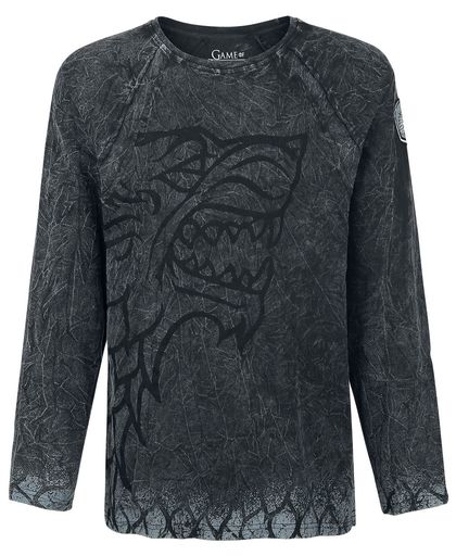 Game of Thrones King of the North Longsleeve grijs