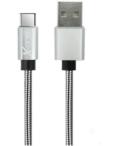 Kabel USB naar 2.0 naar USB C Ref. 100731 | Zilver