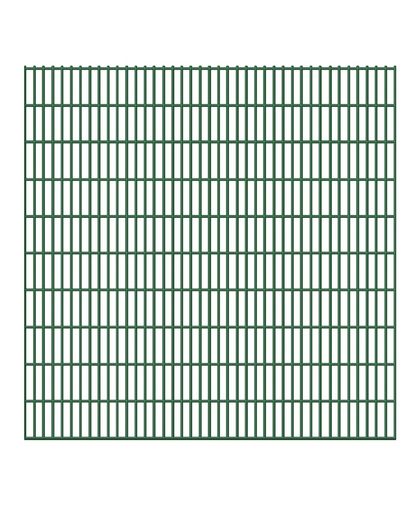 Hekwerk 2D panelen 203 cm groen (5 stuks) 10 m