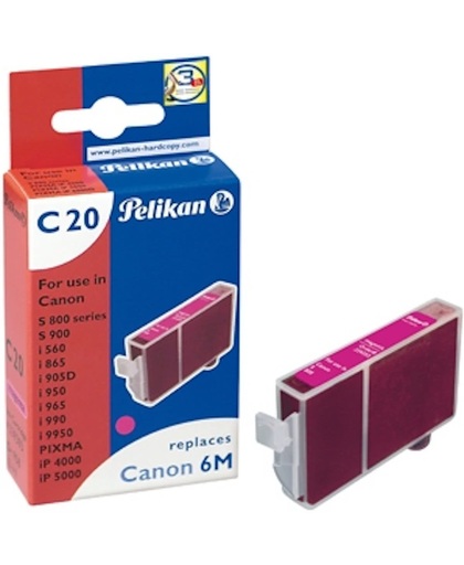 Pelikan Inktcartridge Canon S800 rood