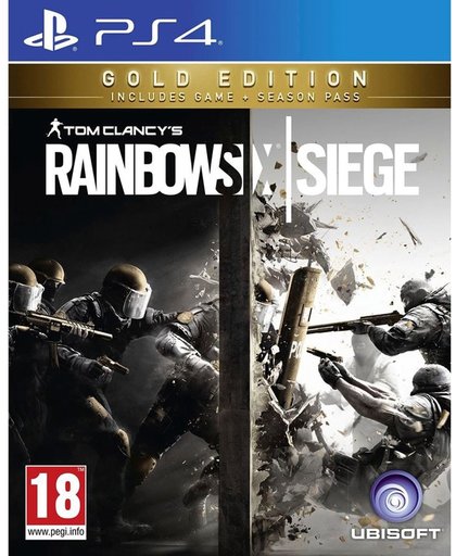 Rainbow Six Siege - Gold Edition (Ps4) Oost Eu Cover / Game in het Engels