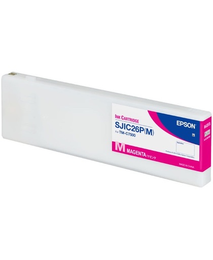 Epson SJIC26P(M) inktcartridge Magenta 294,3 ml