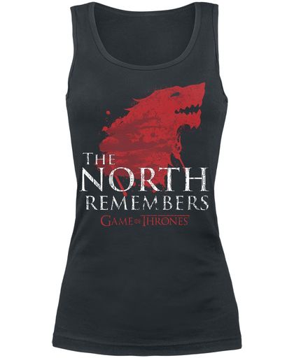 Game of Thrones House Stark - The North Remembers Girls top zwart