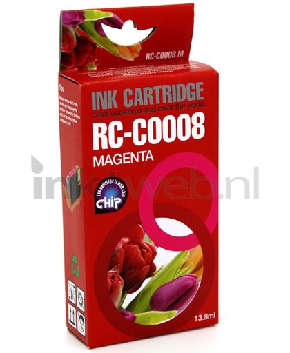 Merkloos - Inktcartridge / Alternatief voor de Canon CLI-8M / Magenta