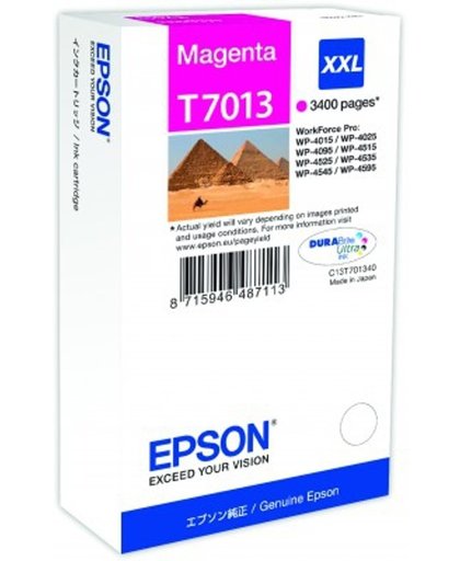 Epson WP4000/4500 Series Ink Cartridge XXL Magenta 3.4k inktcartridge