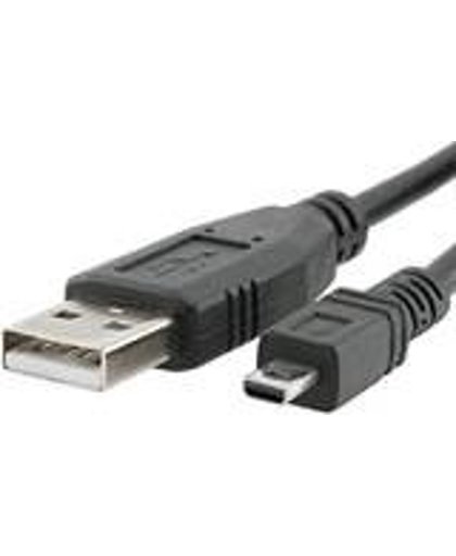 USB kabel. 1.50M lang. Geschikt voor: Panasonic K1HA08CD0019, 1 jaar garantie op werking en breuk.