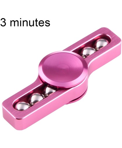 Fidget Spinner Toy Stress rooducer Anti-Anxiety Toy voor Children en Adults, 3 Minutes Rotation Time, Small Steel Beads Bearing + Aluminum materiaal(Rose Gold)