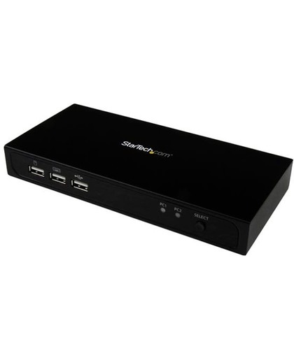 StarTech.com 2-poorts DisplayPort KVM switch USB 2.0 4K KVM-switch