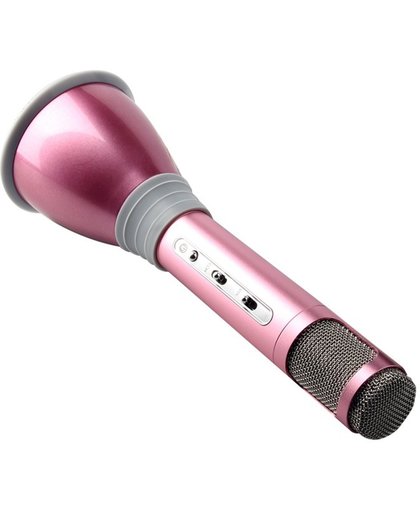 Karaokemicrofoon en Speaker Bluetooth (roze)