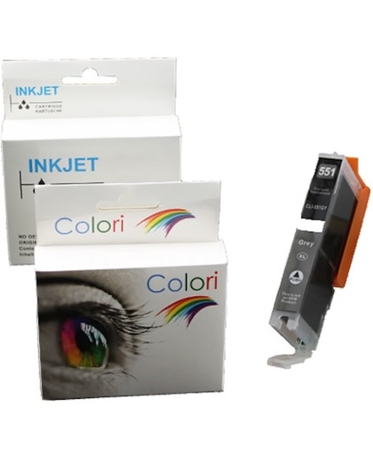 inkt cartridge voor Canon CLI 551Xl grijs|Toners-en-inkt