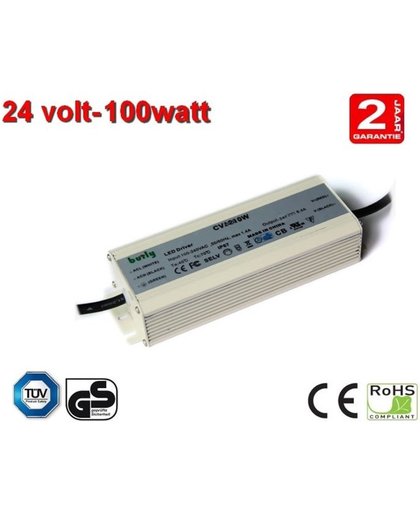 100w LED driver Voeding 24v TUV gekeurd IP67 waterproof