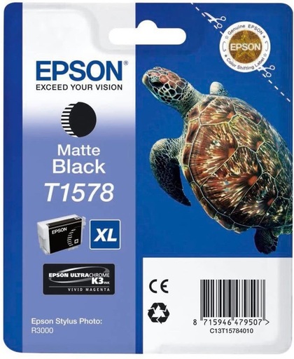 Epson T1578 Matte Black inktcartridge