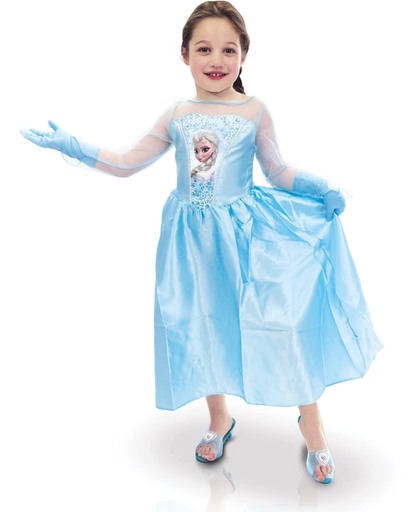 Elsa Frozen™ kostuum voor meisjes - Verkleedkleding - Maat 98/104