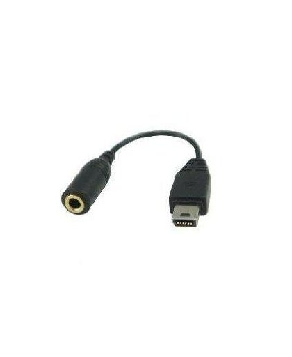 Mini USB Mini male - Jack 3.5mm female adapter