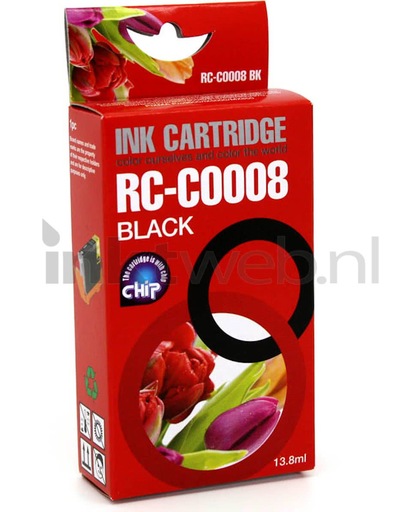 Merkloos - Inktcartridge / Alternatief voor de Canon CLI-8BK / Zwart