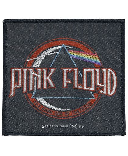Pink Floyd Distressed Dark Side Of The Moon Embleem meerkleurig