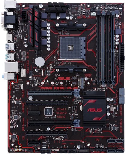 ASUS PRIME B350-PLUS AMD B350 Socket AM4 ATX moederbord