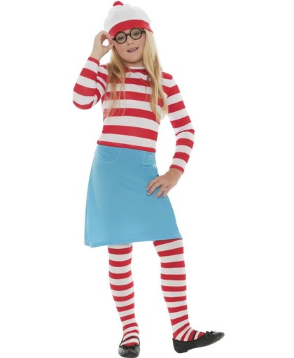 Waar is Wally kostuum voor meisjes | Wenda verkleedkleding maat 146/158