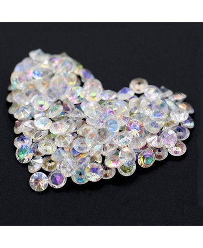 Decoratie Steentjes - Diamantjes - Clear Crystal - 1000 stuks