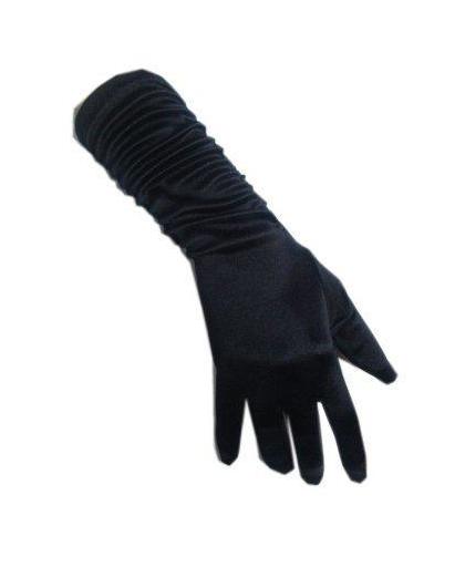 Handschoen gala middel zwart