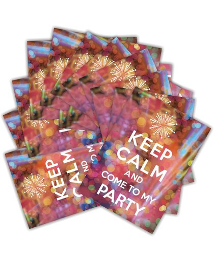 Partycards Verjaardagskaarten - Kinderkaarten - Uitnodigingen - kinderfeestje - partijtje - kaarten - Keepcalm design - DisQounts
