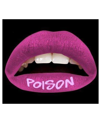 Roze lip tattoo Poison
