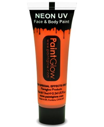 Paintglow - Face & body paint - Neon oranje - 10ml