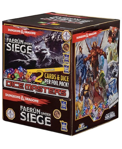 Dungeons & Dragons Dice Masters Faerûn Under Siege- Gravity Feed | 90 Boosters