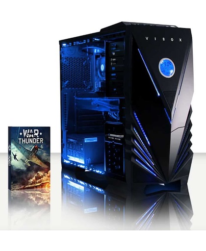 Supernova 1 Game PC - 4.2GHz AMD FX CPU 8-Core, GTX 1060, Gaming Desktop PC met Levenslang Garantie (FX Acht 8-core Processor, Nvidia GeForce GTX 1060 Videokaart, 8 GB RAM, 1 TB Harde Schijf, Zonder Besturingssysteem)