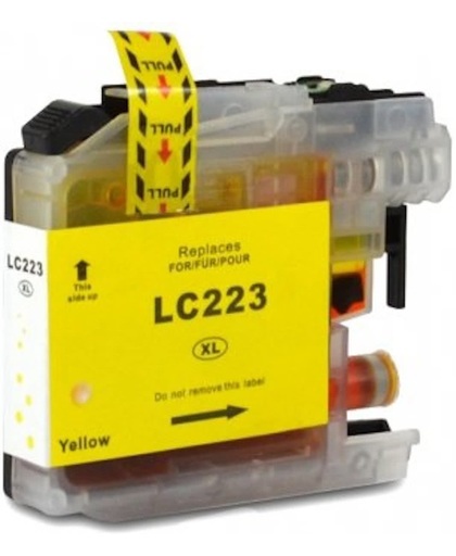 Brother Huismerk LC223 WHITELABEL compatible inktpatroon geel 13 ml