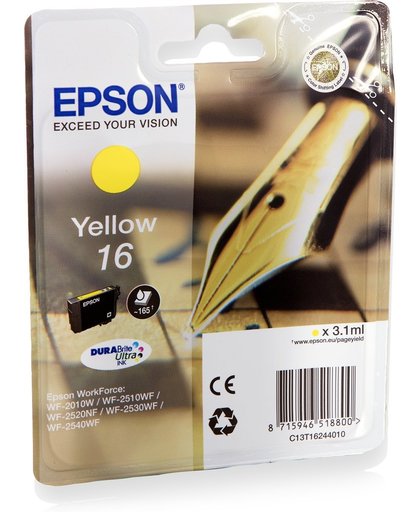 Epson Singlepack Yellow 16 DURABrite Ultra Ink Tintenpatrone