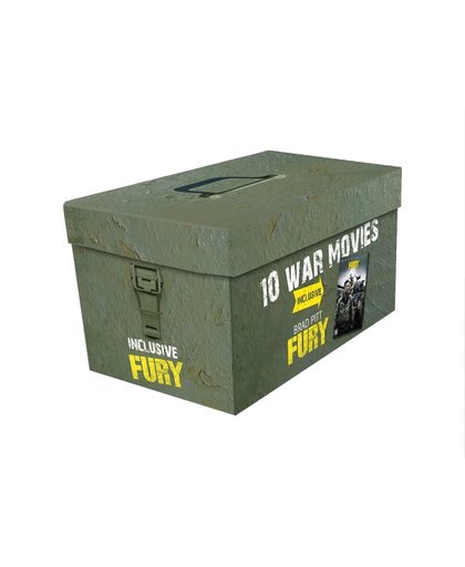 10 oorlogsfilms in deze spciale WAR Box, o.a. Fury met Brad Pitt
