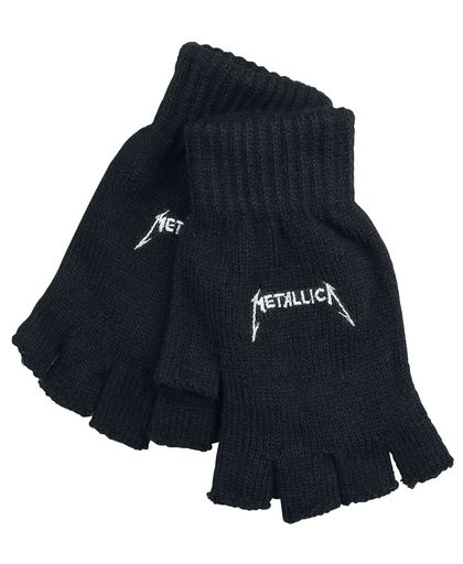 Metallica Logo Vingerloze handschoenen zwart
