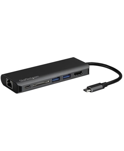 StarTech.com USB-C multiport adapter SD kaartlezer Power Delivery 4K HDMI GbE 2x USB 3.0