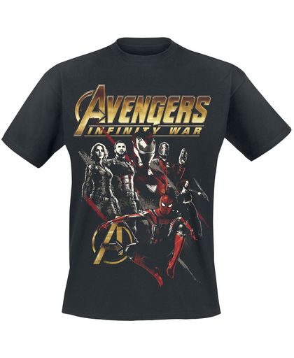 Avengers Infinity War - Red Squad T-shirt zwart