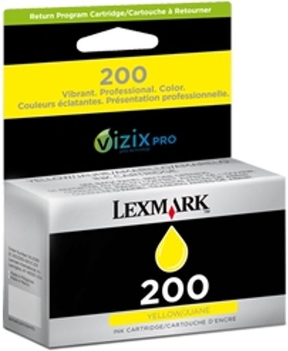 Lexmark 200 Yellow inktcartridge Geel
