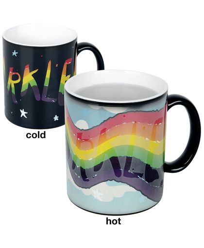 Unicorn Sparkle - Heat Change Mug Mok meerkleurig