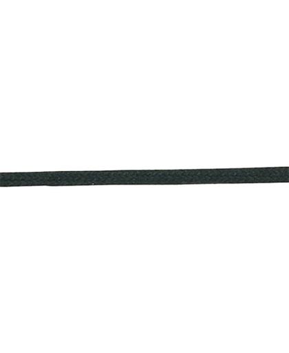 2.5 mm x 180 cm Zwart - Dunne ronde schoen veter 75% katoen