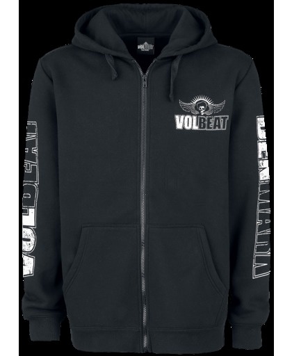 Volbeat Denmark Skull Vest met capuchon zwart