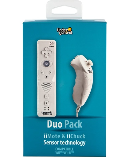 Under Control - Duo Pack Wiimote motion + Nunchuck controller - Wit