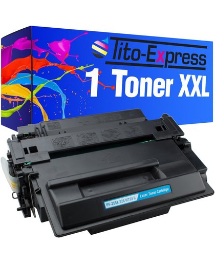 Tito-Express PlatinumSerie Platinum Serie 1x Toner XXL Black compatible voor HP CE255X 55X/b<gt/> M1120 M1522 / P1503 P1504 / P1505 / P1506